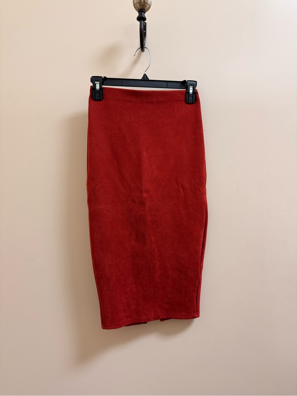 Sleek Red Pencil Skirt for Women